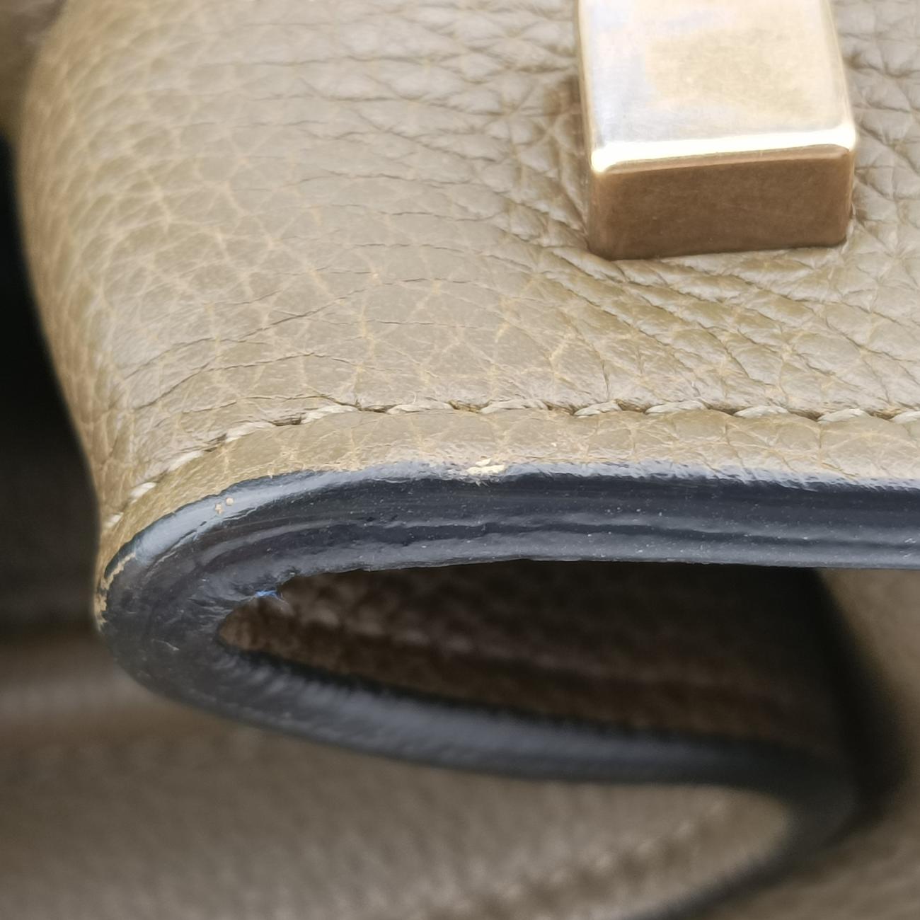 luggage mini shopperGreenleatherS-AT-1111 S-CU-1121ラゲージミニショッパーグリーンレザーS-AT-1111 S-CU-1121