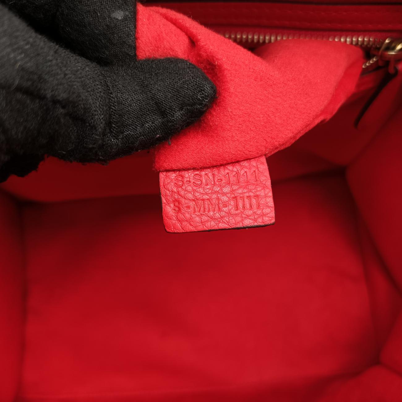 Luggage Mini ShopperRedLeatherS-SN-1111 S-MM-1111ラゲージミニショッパーレッドレザーS-SN-1111 S-MM-1111