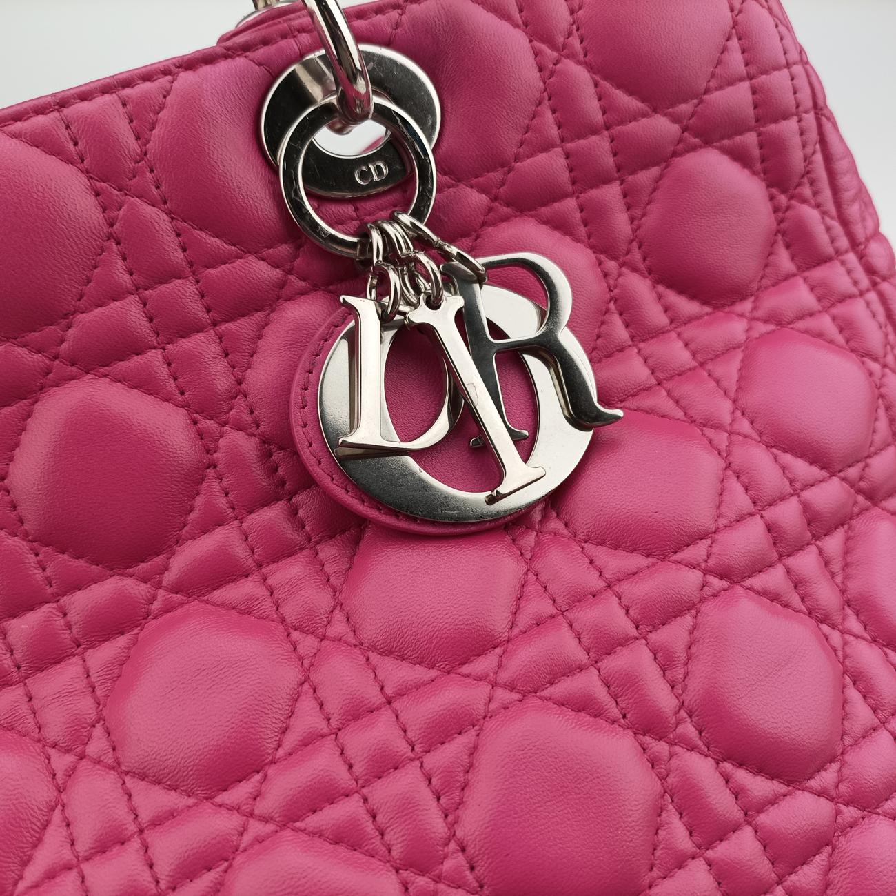 Lady DiorRoselambskin08-MA-1121レディディオールローズ レッドラムスキン08-MA-1121