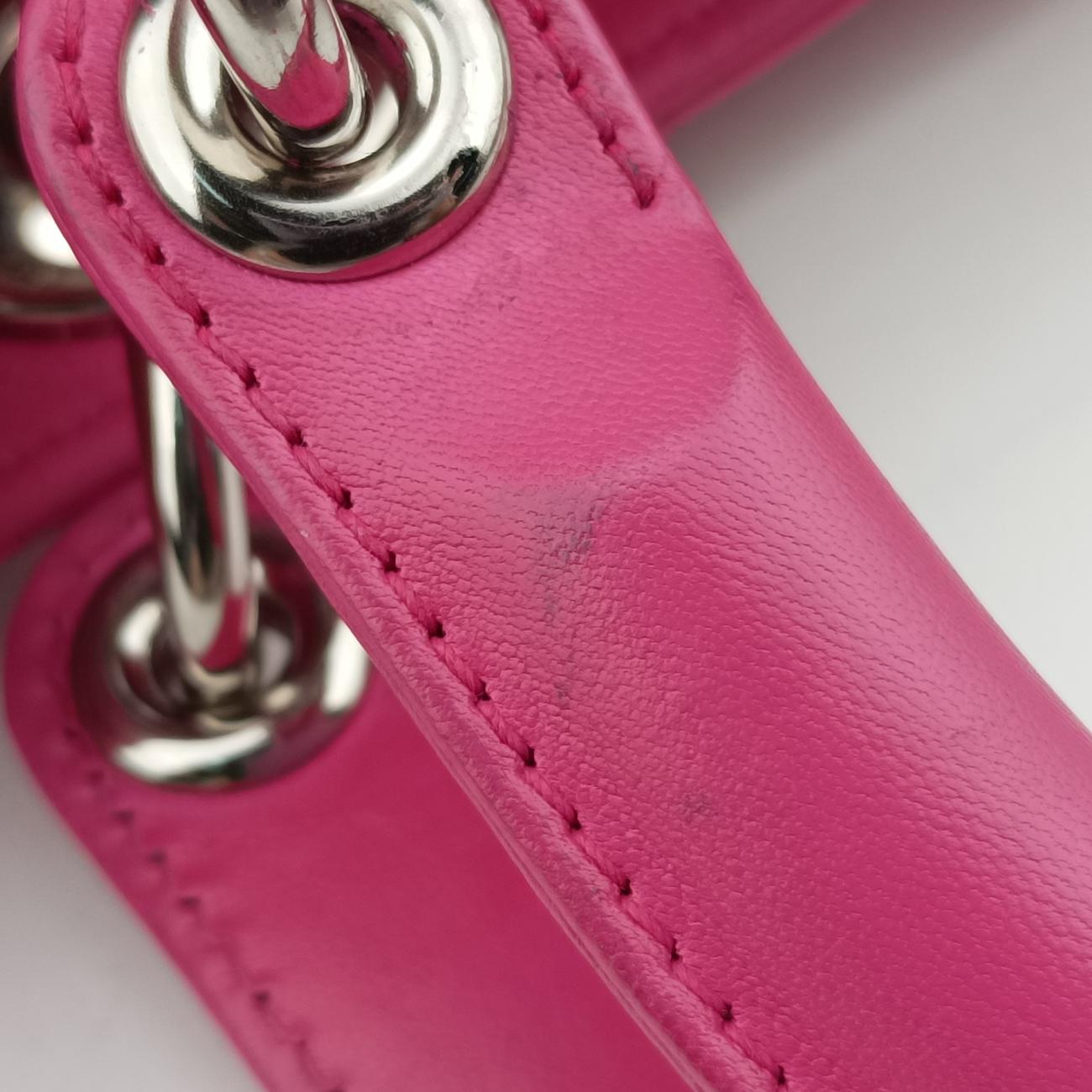 Lady DiorRoselambskin08-MA-1121レディディオールローズ レッドラムスキン08-MA-1121