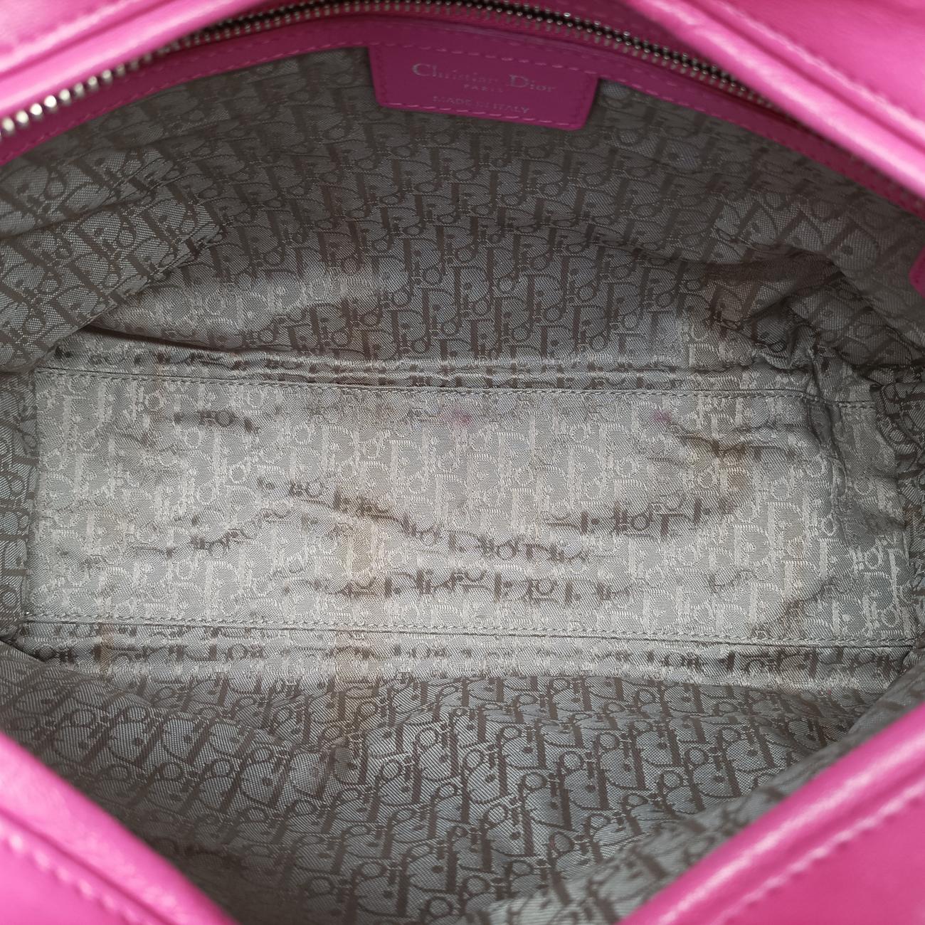 Lady DiorRoselambskin08-MA-1121レディディオールローズ レッドラムスキン08-MA-1121