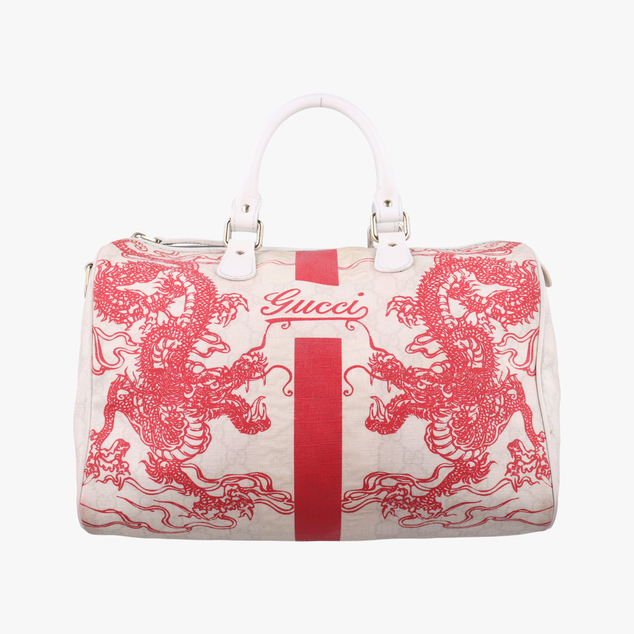 Italian Flag GG SupremeWhite x RedPVC coated canvas195451F4765081イタリア フラッグ GGスプリームホワイト×レッドPVCコーティングキャンバス195451F4765081