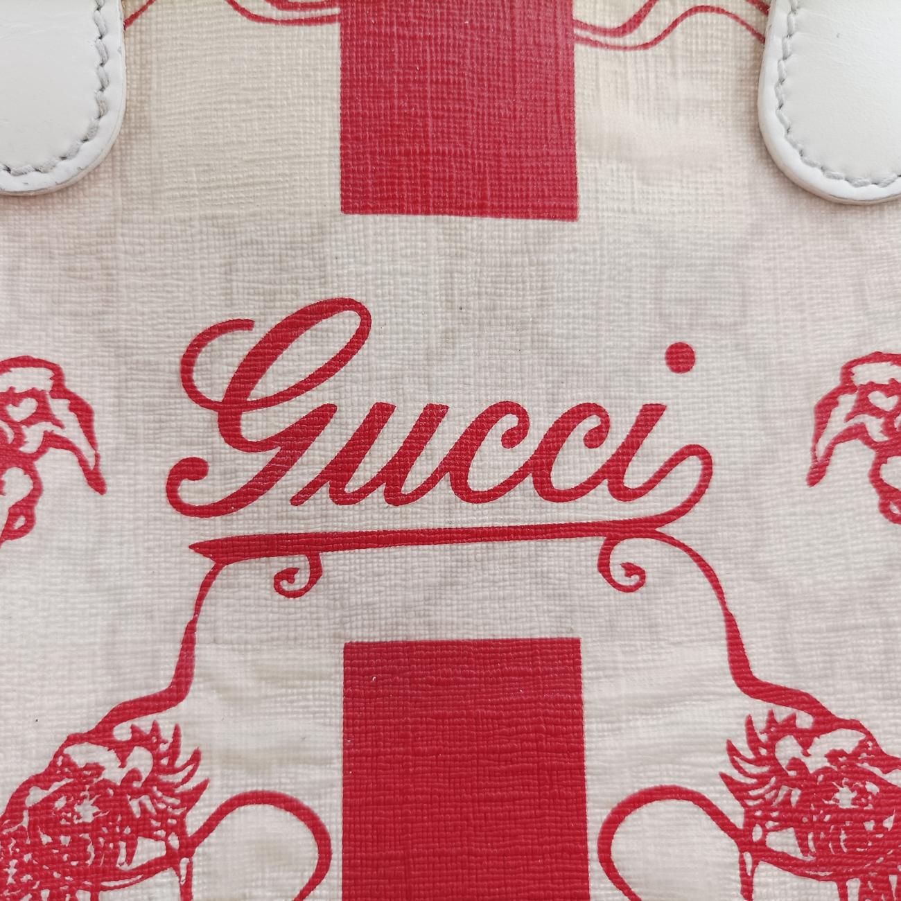 Italian Flag GG SupremeWhite x RedPVC coated canvas195451F4765081イタリア フラッグ GGスプリームホワイト×レッドPVCコーティングキャンバス195451F4765081