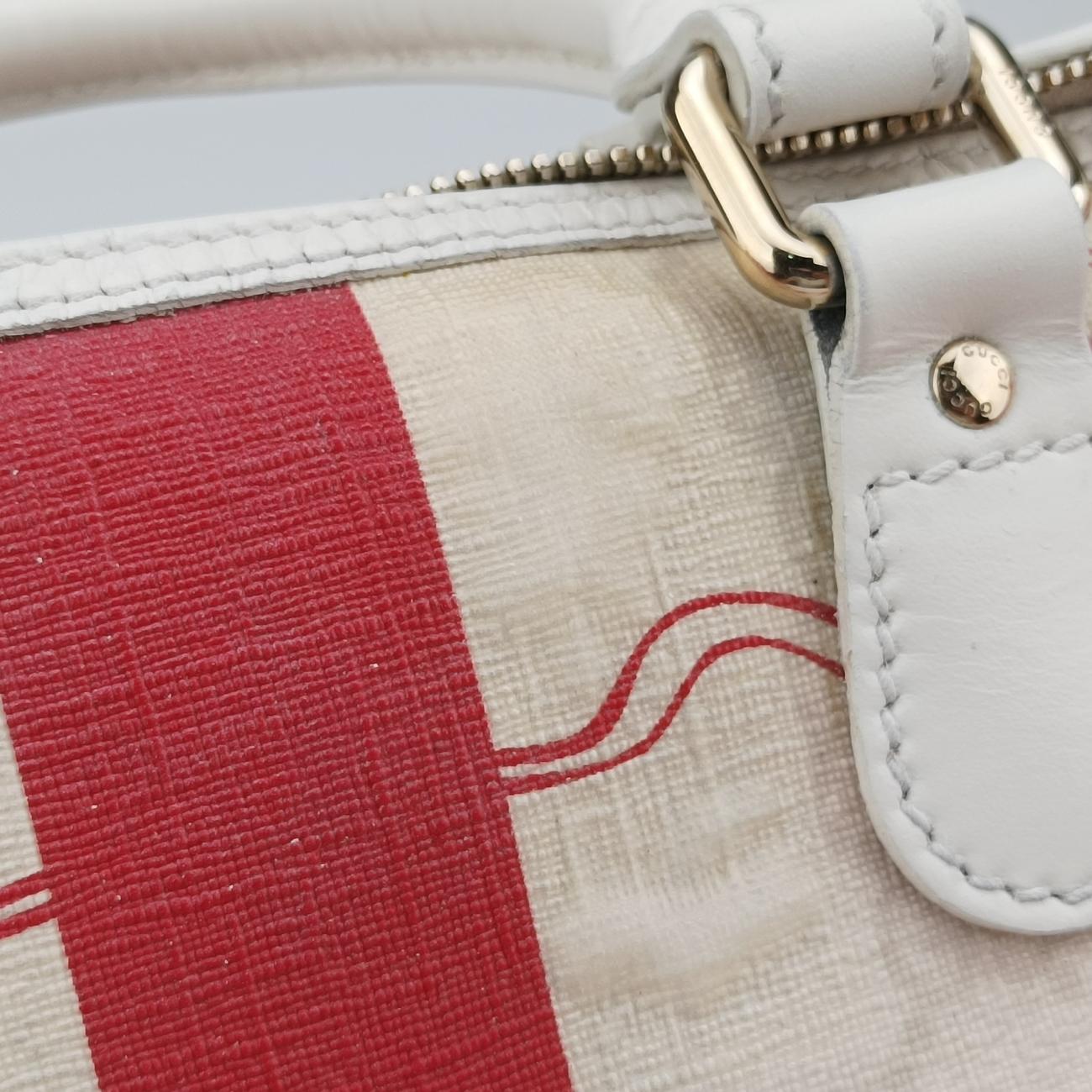 Italian Flag GG SupremeWhite x RedPVC coated canvas195451F4765081イタリア フラッグ GGスプリームホワイト×レッドPVCコーティングキャンバス195451F4765081