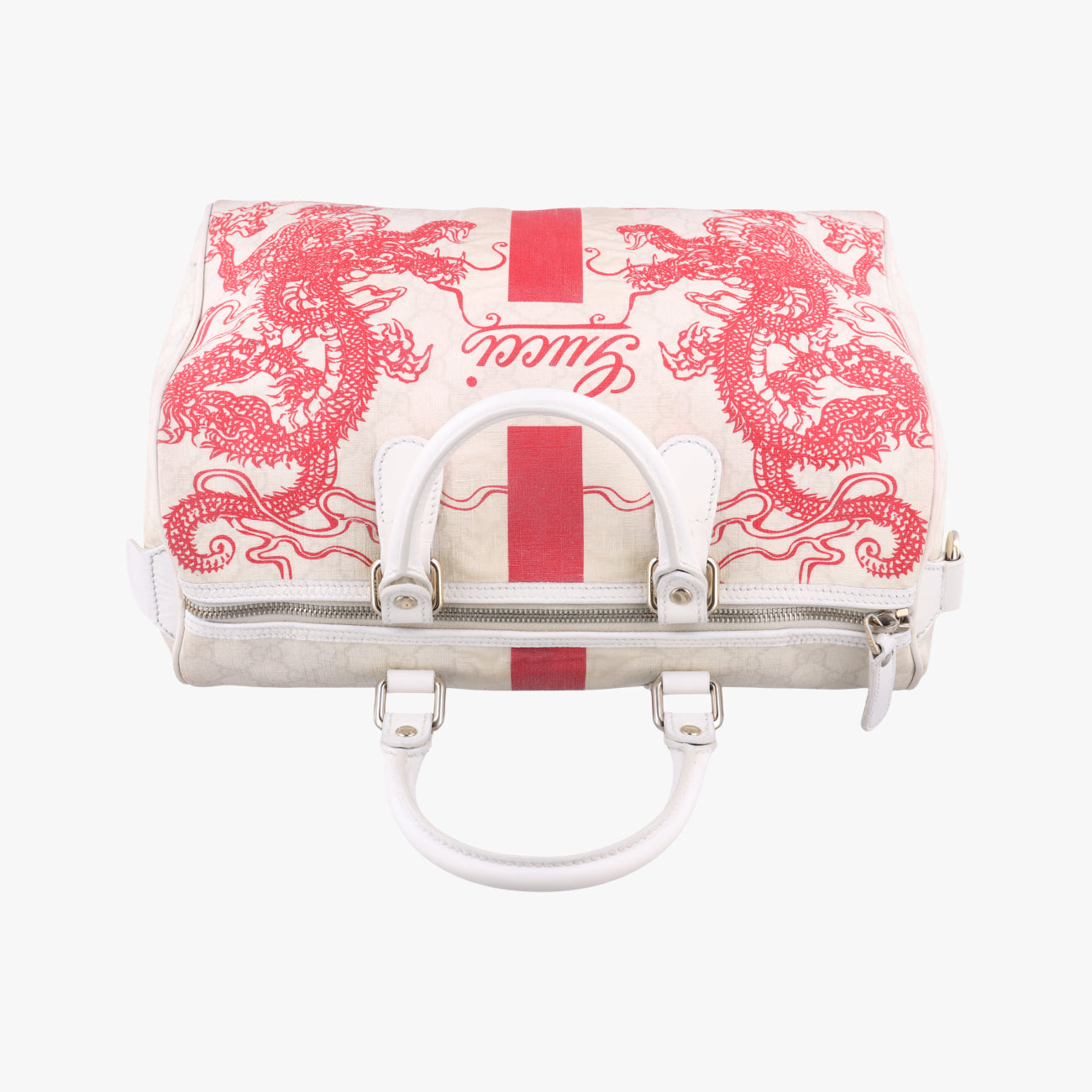 Italian Flag GG SupremeWhite x RedPVC coated canvas195451F4765081イタリア フラッグ GGスプリームホワイト×レッドPVCコーティングキャンバス195451F4765081