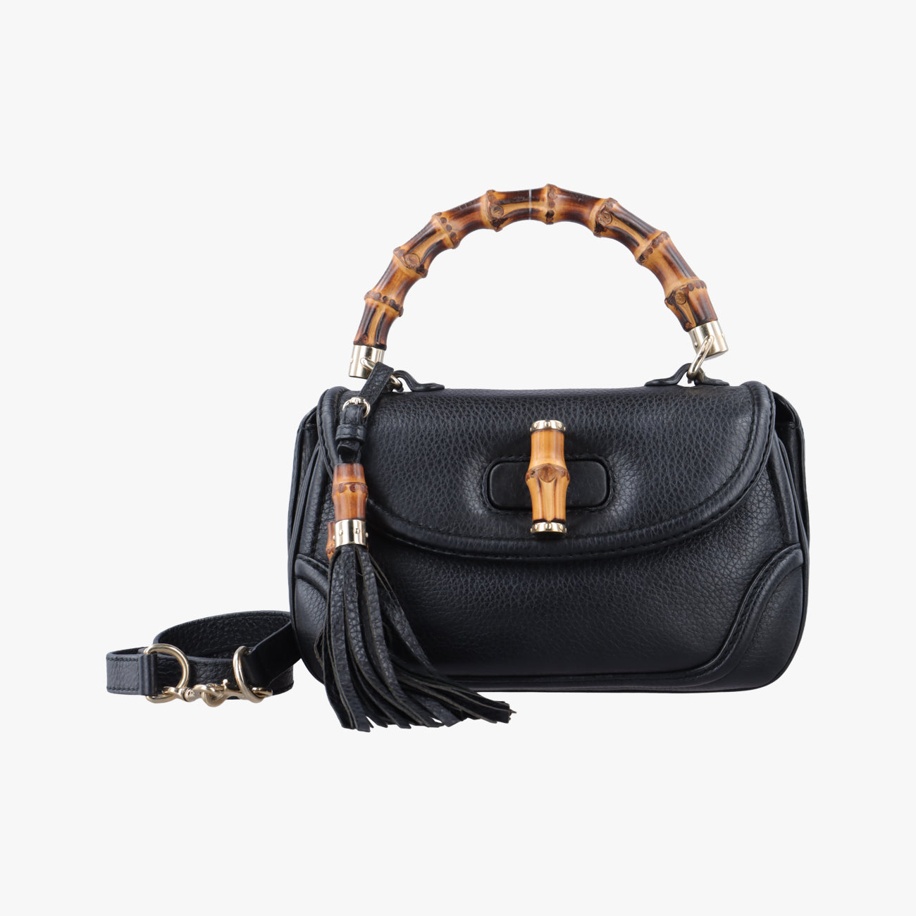 New BambooBlackLeather254884A018158566ニューバンブーブラックレザー254884A018158566