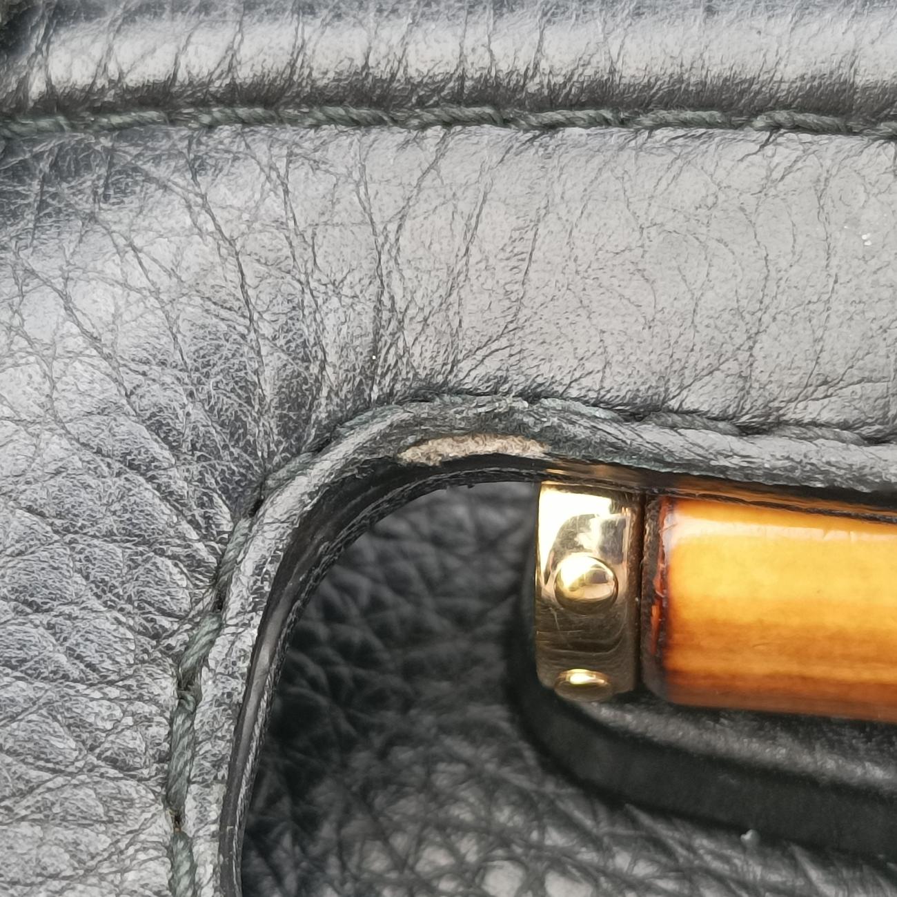 New BambooBlackLeather254884A018158566ニューバンブーブラックレザー254884A018158566