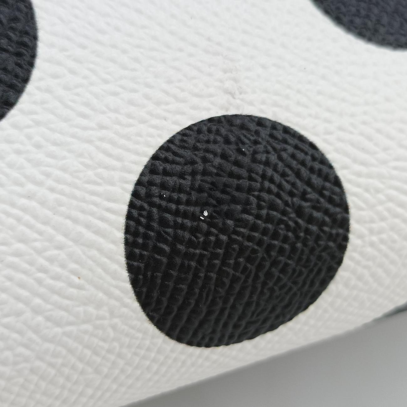 Polka Dot Medium Miss SicilyWhite x Red x BlackLeather40ポルカドットミディアムミスシシリーホワイト x レッド×ブラックレザー40