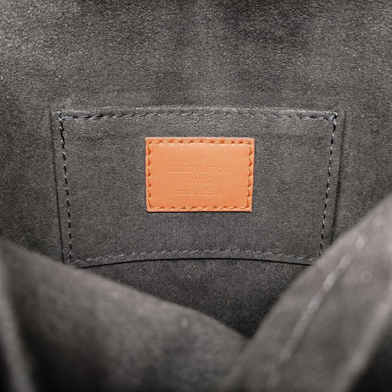 Dauphine MINIBlack x White x BrownleatherM55073GI1189ドーフィーヌMINIブラック×ホワイト×ブラウンレザーM55073GI1189