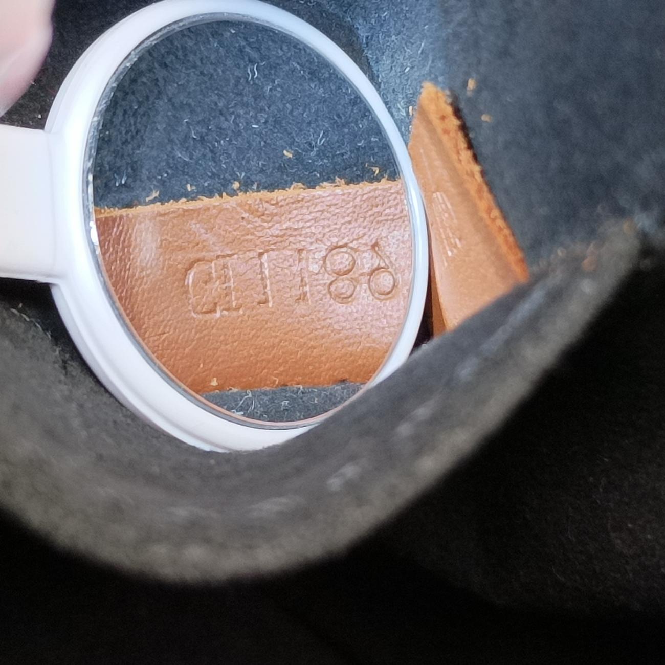 Dauphine MINIBlack x White x BrownleatherM55073GI1189ドーフィーヌMINIブラック×ホワイト×ブラウンレザーM55073GI1189