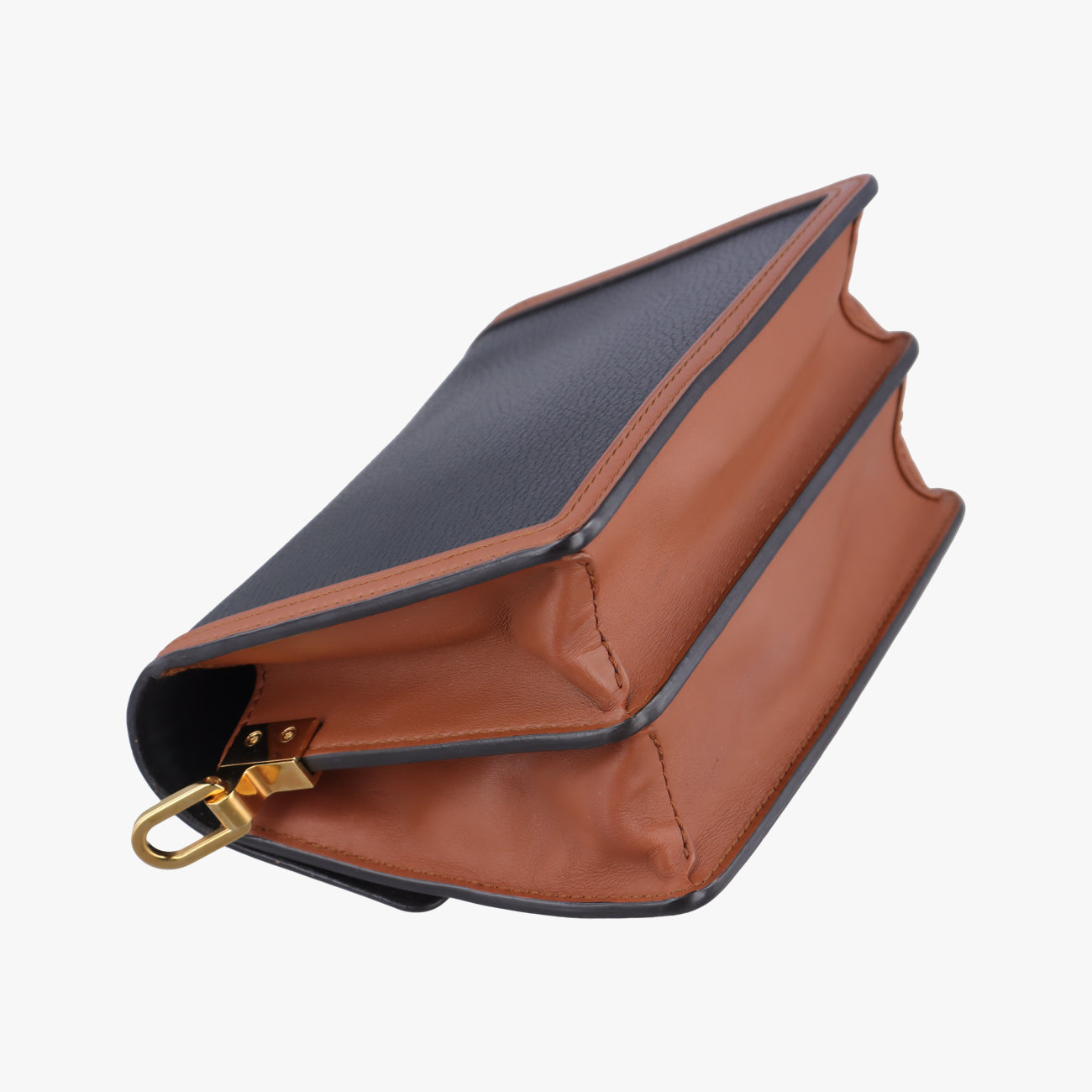 Dauphine MINIBlack x White x BrownleatherM55073GI1189ドーフィーヌMINIブラック×ホワイト×ブラウンレザーM55073GI1189