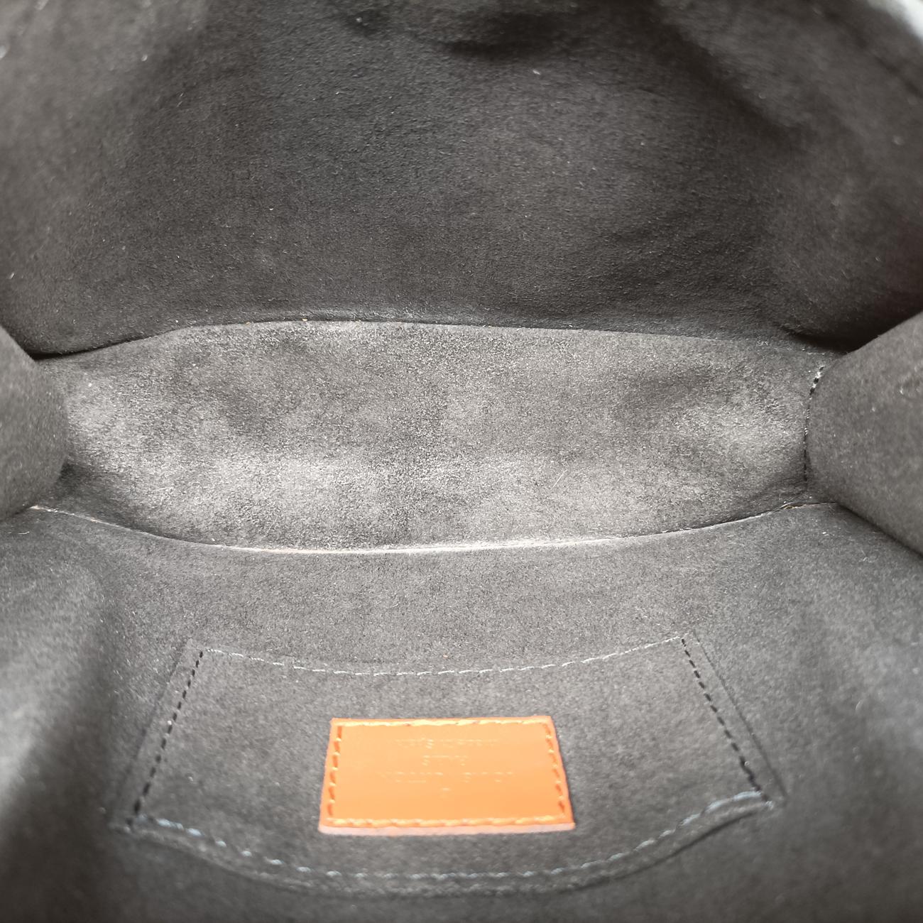 Dauphine MINIBlack x White x BrownleatherM55073GI1189ドーフィーヌMINIブラック×ホワイト×ブラウンレザーM55073GI1189