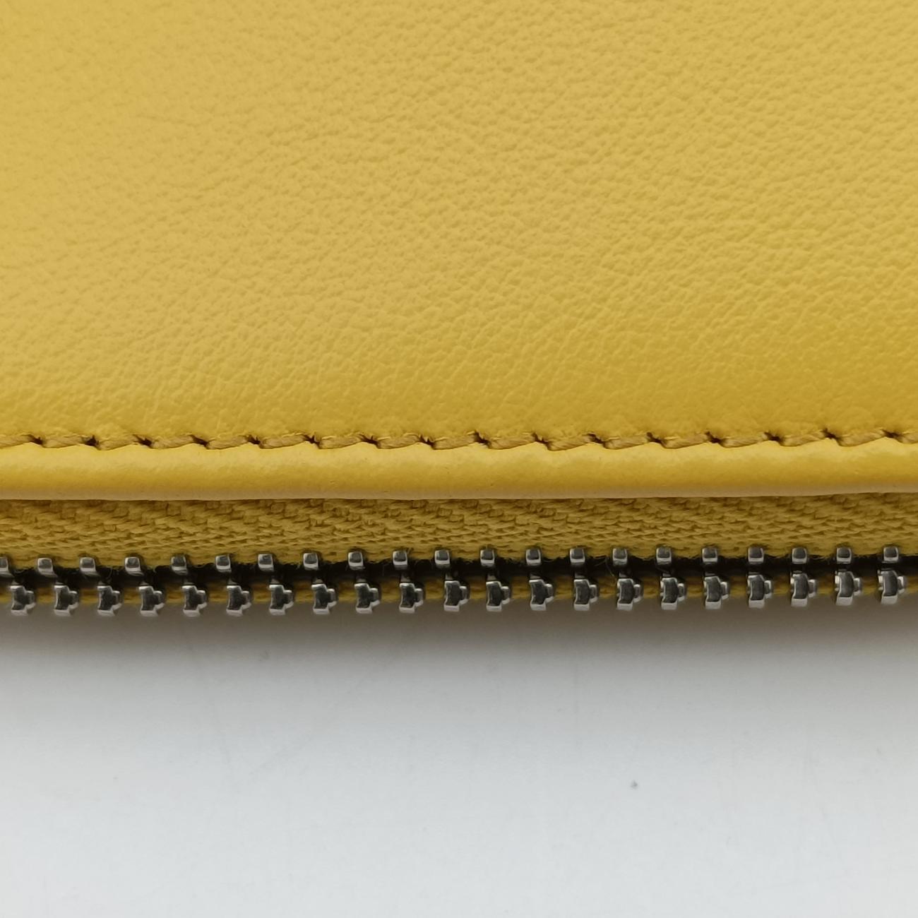 triangle embossed logoYellowLeather1BH1907/Dトライアングル エンボスロゴイエローレザー1BH1907/D