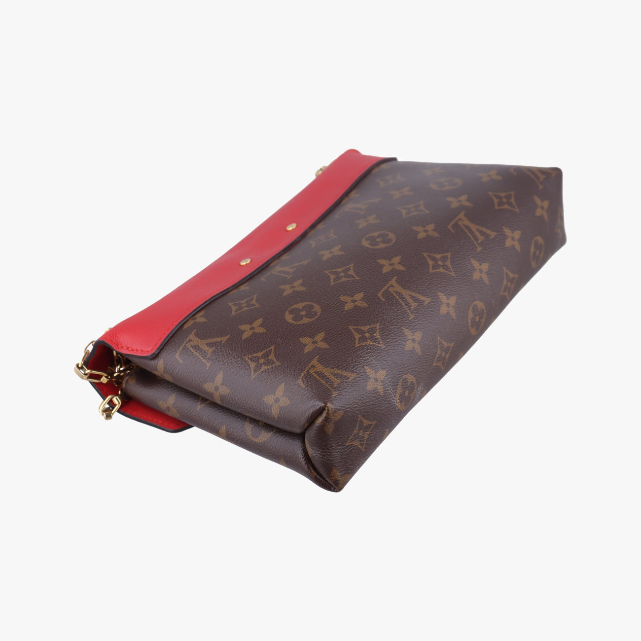 PALLAS ChainBrown×CERISEMonogram Canvas×leatherM41201CA1106パラス チェーンモノグラム/ブラウン系×スリーズモノグラムキャンバス×レザーM41201CA1106