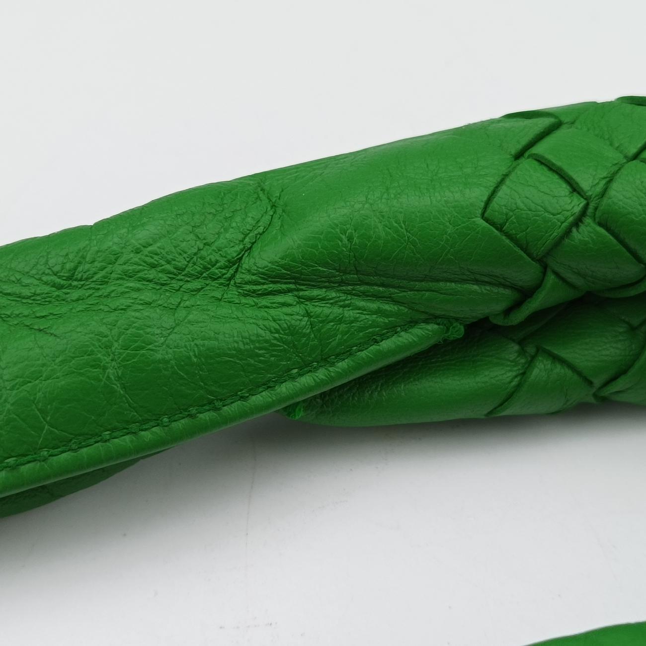 IntrecciatoGreenlambskin115653 V0013 3808イントレチャートグリーンラムスキン115653 V0013 3808