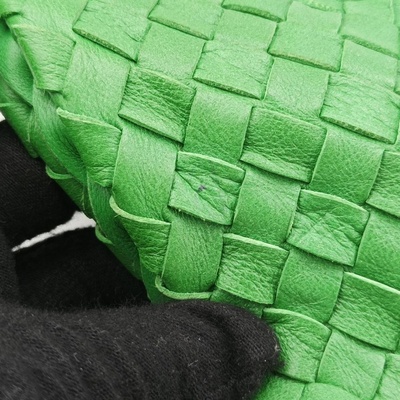 IntrecciatoGreenlambskin115653 V0013 3808イントレチャートグリーンラムスキン115653 V0013 3808