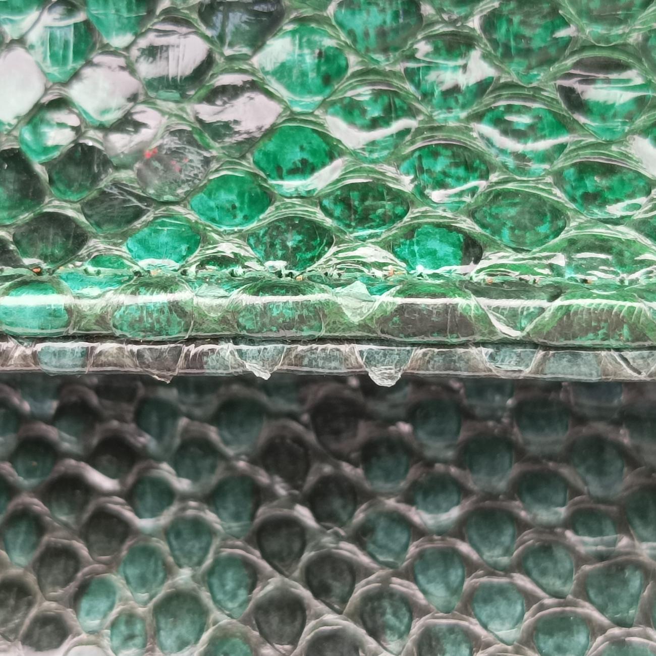 bee embellishmentGreensnakeskinビー エンベリッシュメントグリーンヘビ革