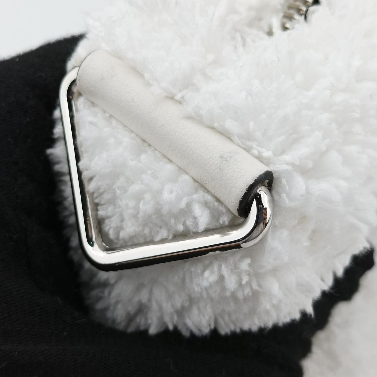 Triangle Terrywhite×blackpile1BH19031/A3テリー トライアングルホワイト×ブラックパイル1BH19031/A3