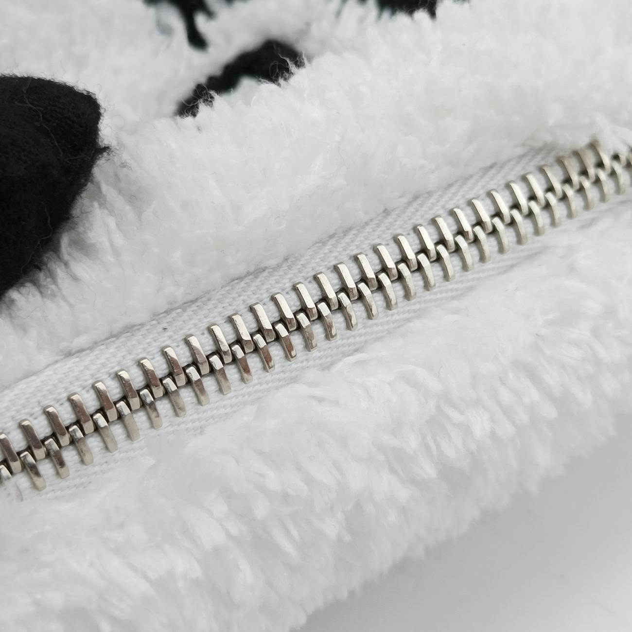 Triangle Terrywhite×blackpile1BH19031/A3テリー トライアングルホワイト×ブラックパイル1BH19031/A3