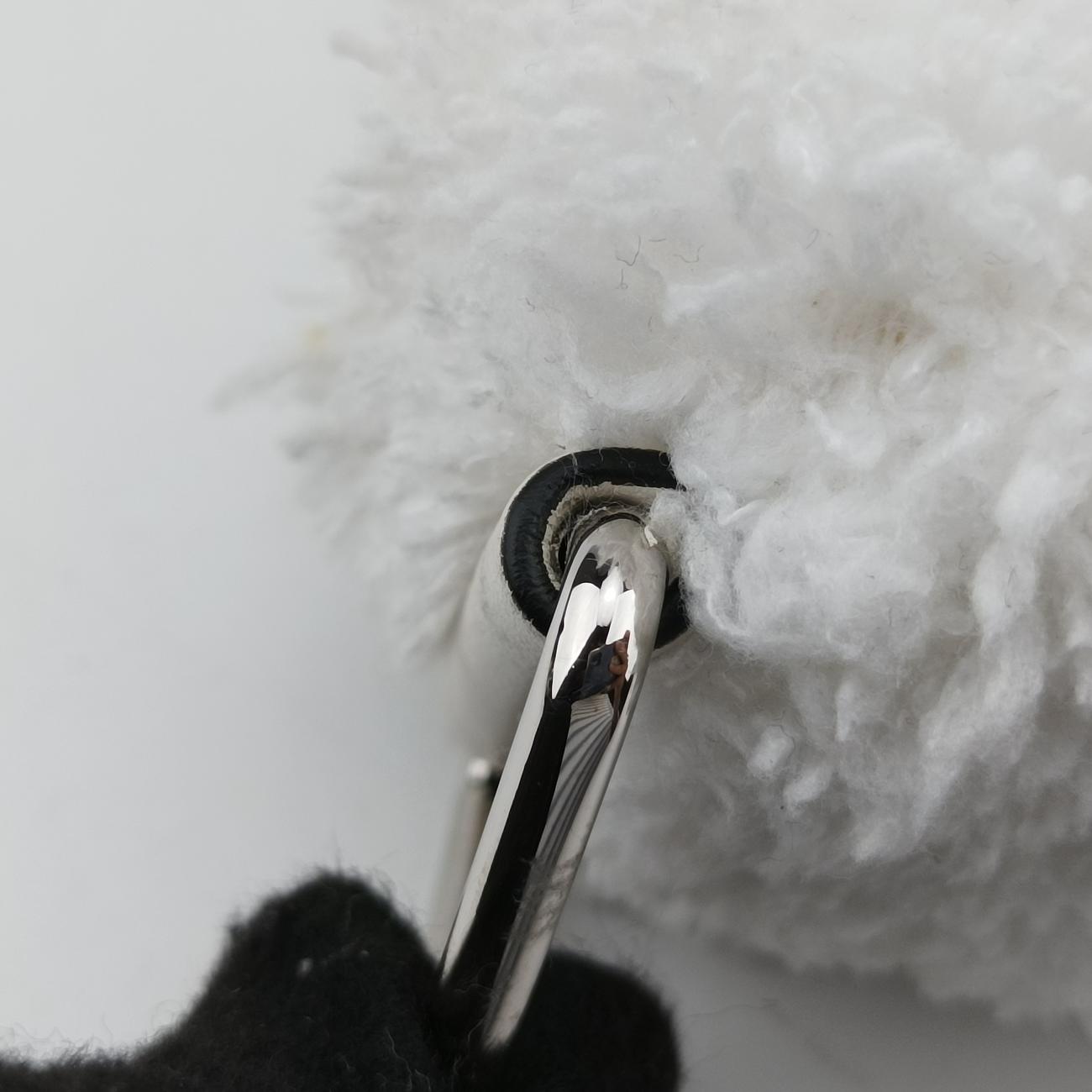 Triangle Terrywhite×blackpile1BH19031/A3テリー トライアングルホワイト×ブラックパイル1BH19031/A3