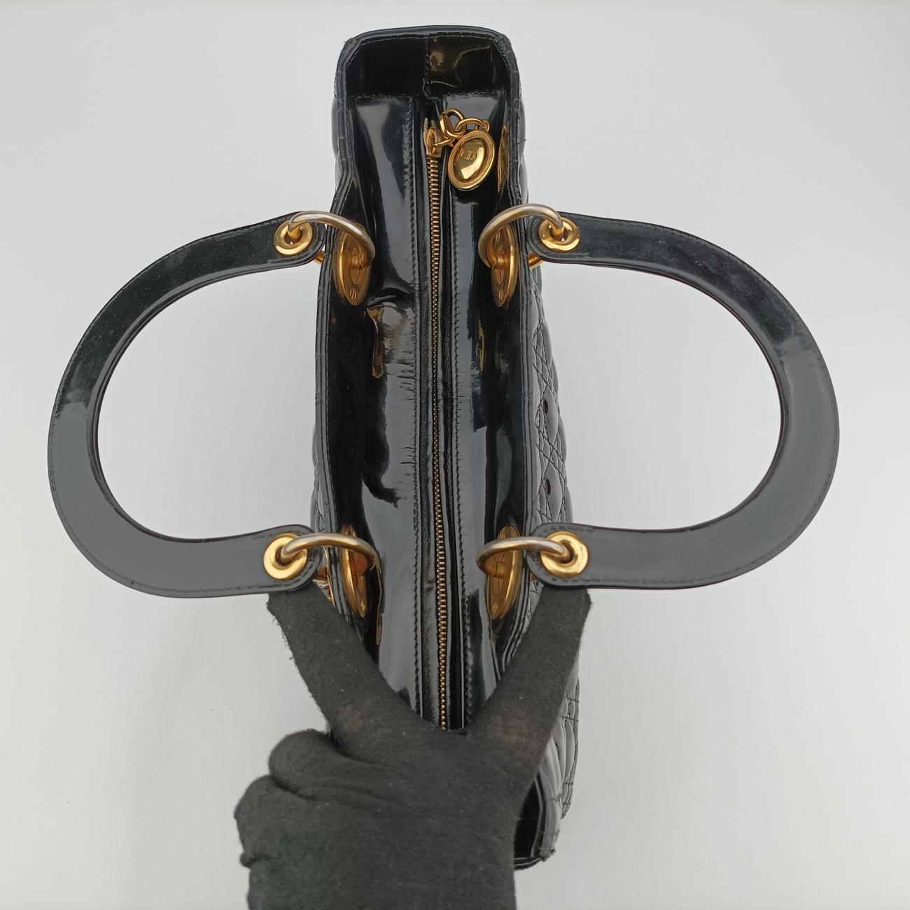 Lady DiorBlackPatent05-MA-1110 Cレディディオールブラックパテント05-MA-1110 C