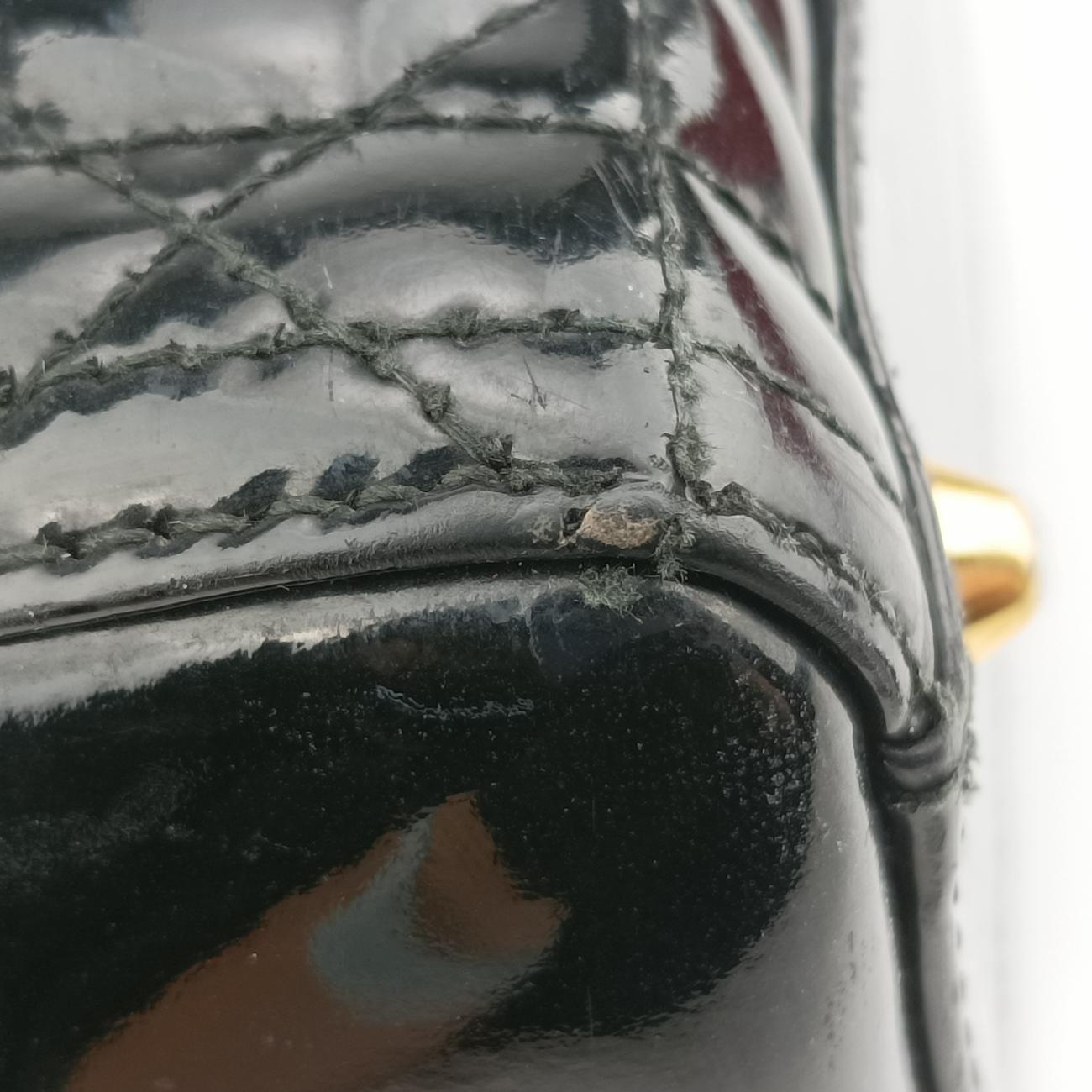 Lady DiorBlackPatent05-MA-1110 Cレディディオールブラックパテント05-MA-1110 C