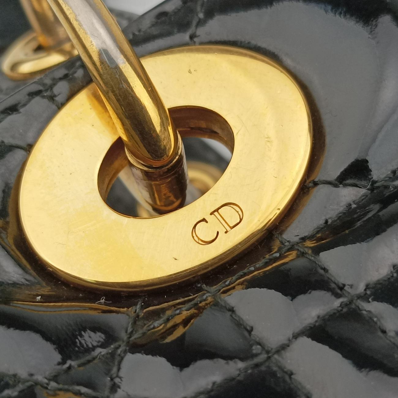 Lady DiorBlackPatent05-MA-1110 Cレディディオールブラックパテント05-MA-1110 C