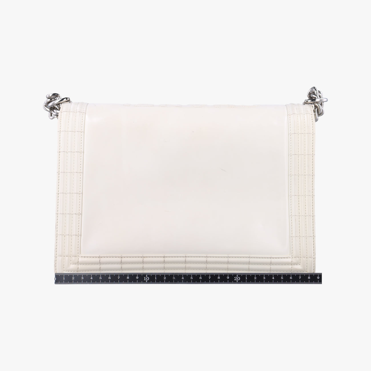 BOY CHANELWhitePatentA6702116191646ボーイシャネルホワイトパテントA6702116191646