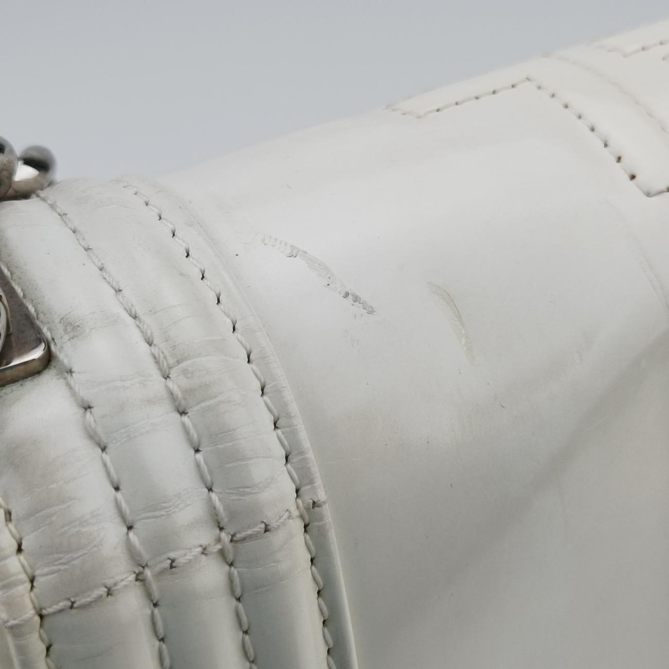 BOY CHANELWhitePatentA6702116191646ボーイシャネルホワイトパテントA6702116191646