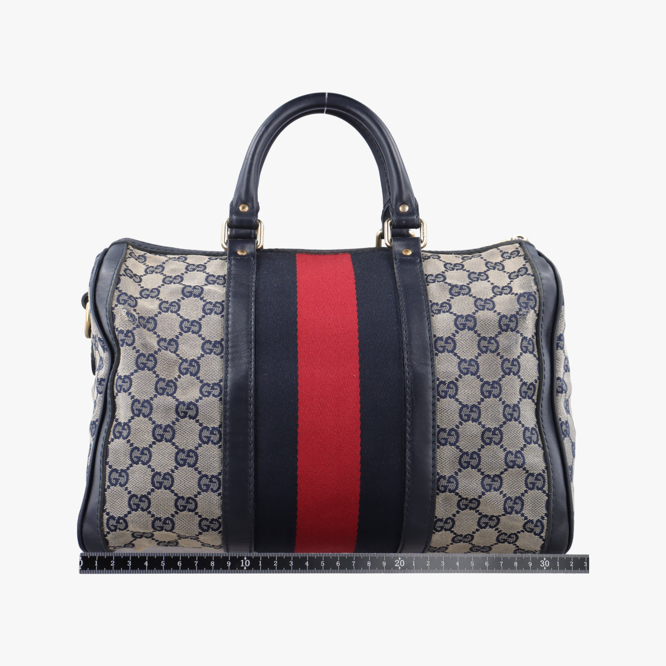 Sherry LineNavy×red×beigecanvas x leather247205A014117933シェリーラインネイビー×レッド×ベージュキャンバス×レザー247205A014117933