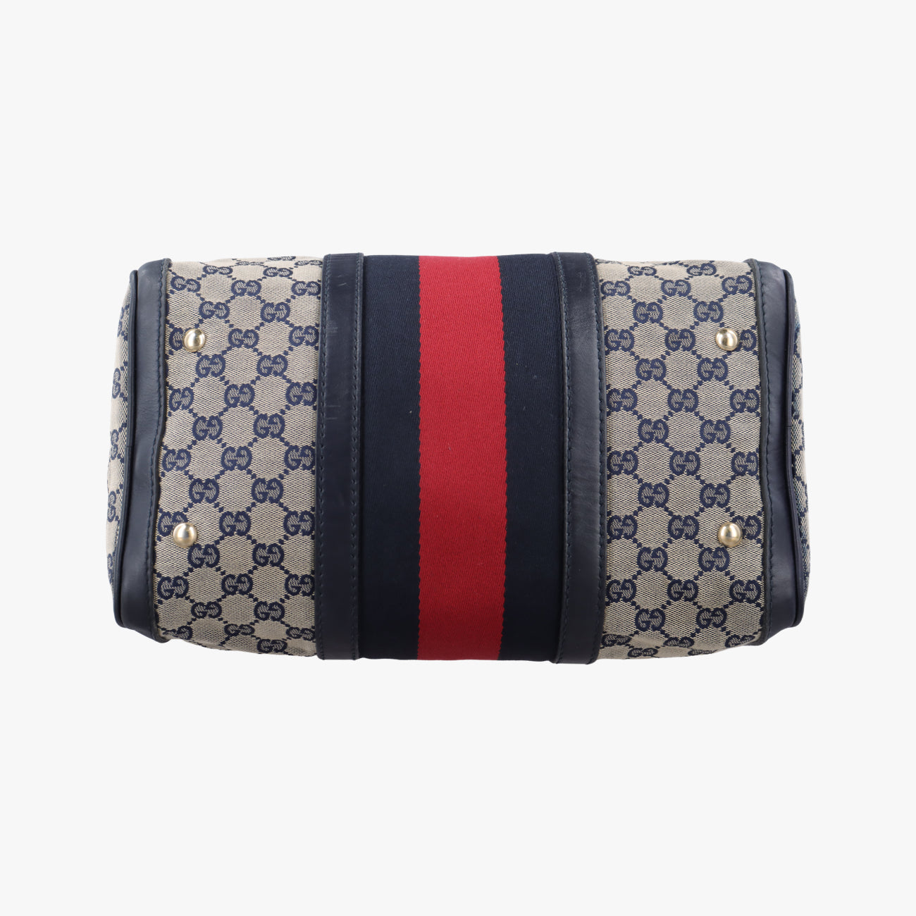 Sherry LineNavy×red×beigecanvas x leather247205A014117933シェリーラインネイビー×レッド×ベージュキャンバス×レザー247205A014117933