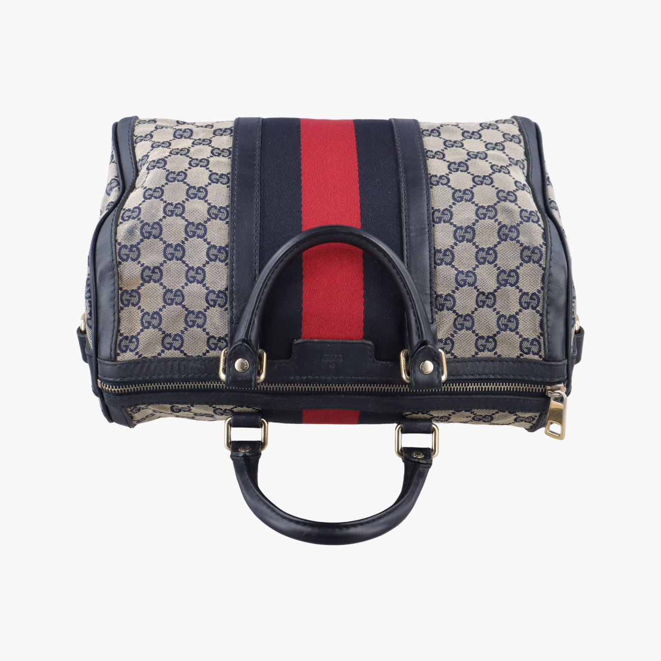 Sherry LineNavy×red×beigecanvas x leather247205A014117933シェリーラインネイビー×レッド×ベージュキャンバス×レザー247205A014117933