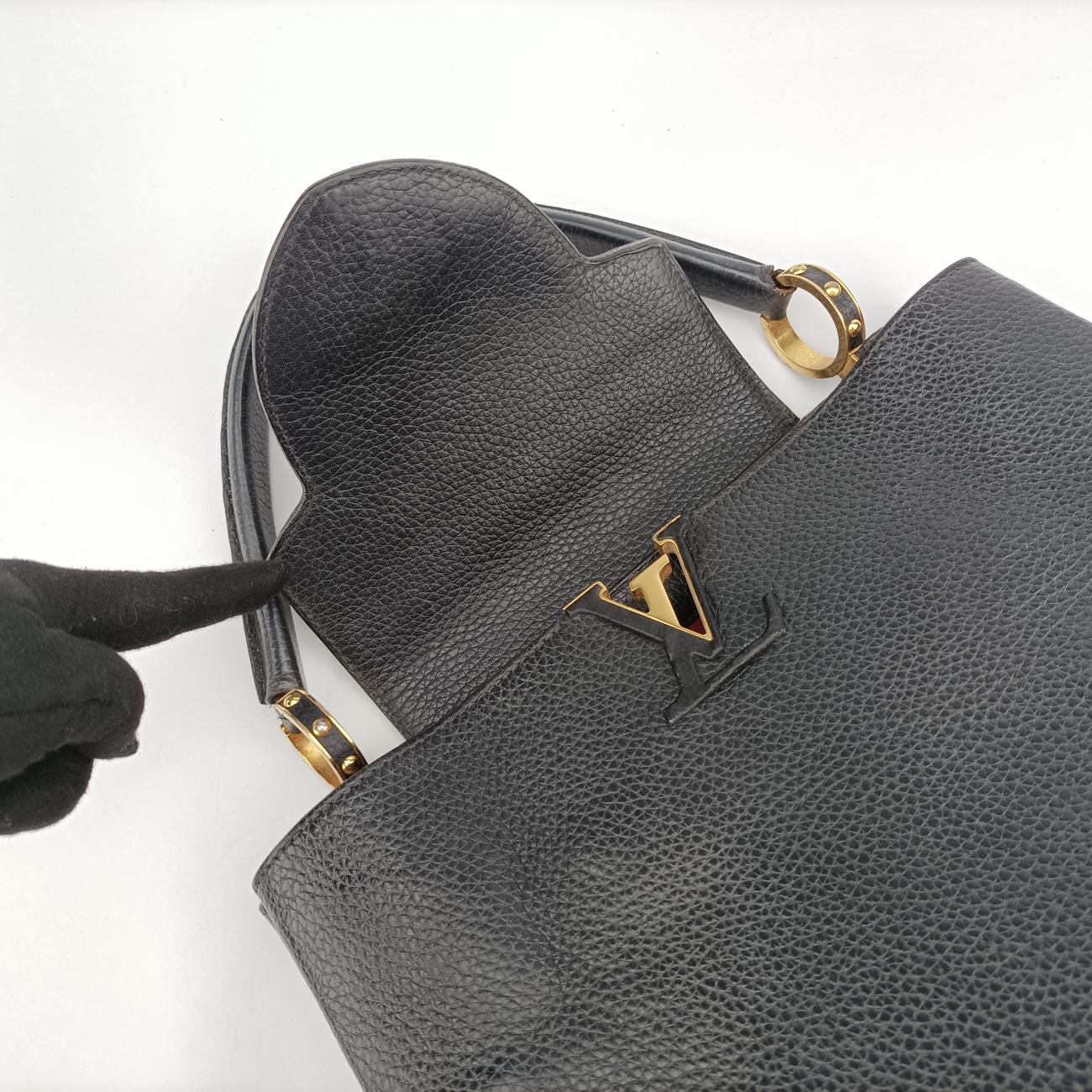 CapucinesPMNoirLeatherM48864AR1105カプシーヌPMノワールレザーM48864AR1105