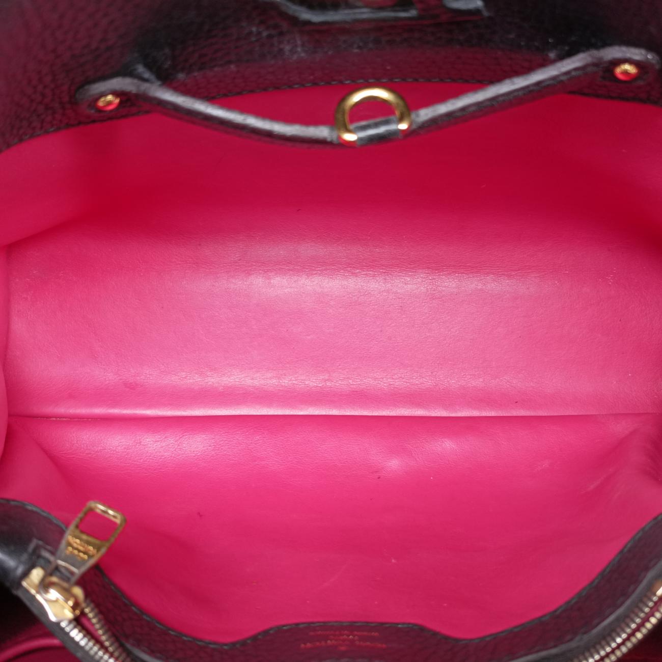 CapucinesPMNoirLeatherM48864AR1105カプシーヌPMノワールレザーM48864AR1105