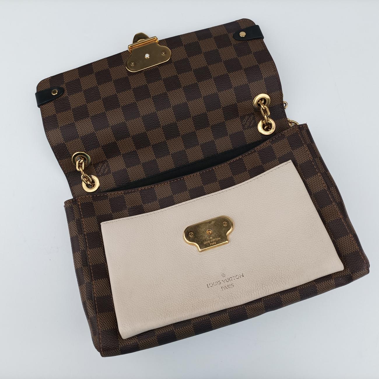 Vavin PMEbene x CremeDamier Canvas×calf leatherN40113FK0250ヴァヴァンPMエベーヌ×クリームダミエキャンバス×カーフレザーN40113FK0250