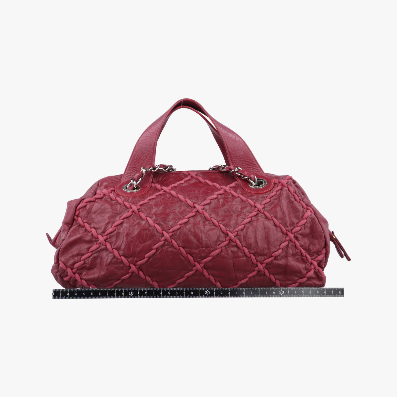 Ultra Stitch BowlerBordeauxLeatherA6652215195720ウルトラステッチボウラーボルドーレザーA6652215195720