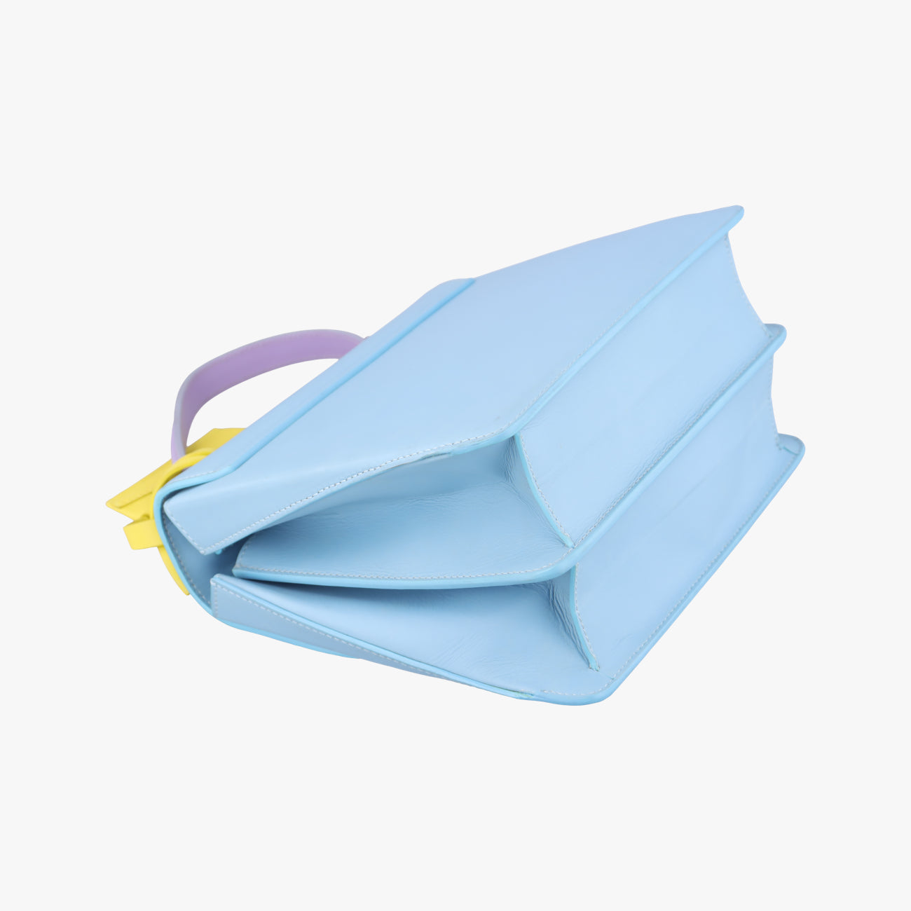 leaf pattern MEDUSABlue x Green x Purple x YellowLeatherCLG 609 094 012 163リーフ パターン メデューサブルー×グリーン×パープル×イエローレザーCLG 609 094 012 163