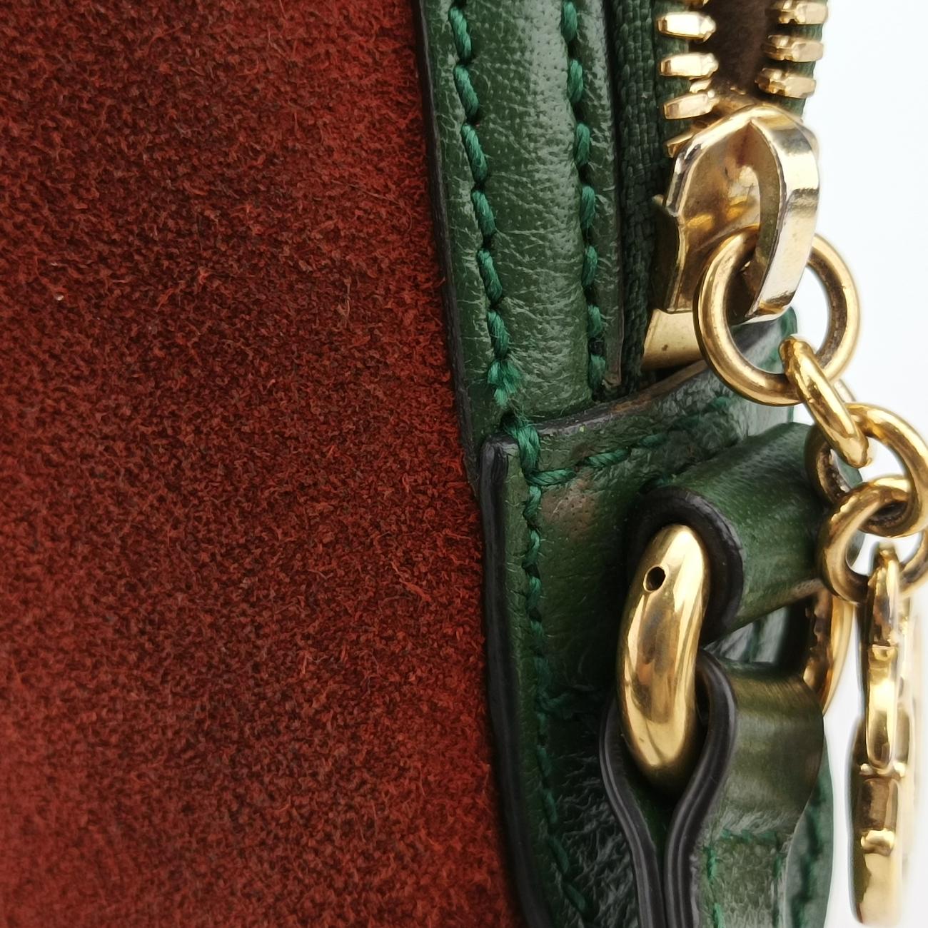 OphidiaRed×navy×GreenSuede499621B025785324オフィディアレッド×ネイビー ×グリーンスエード499621B025785324