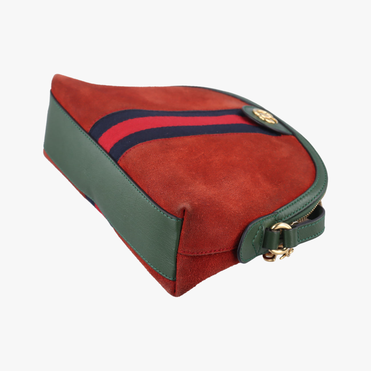 OphidiaRed×navy×GreenSuede499621B025785324オフィディアレッド×ネイビー ×グリーンスエード499621B025785324