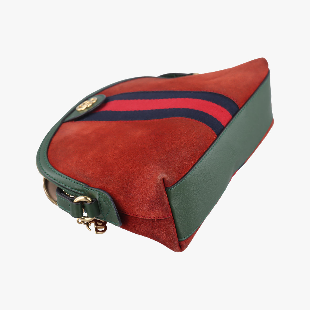 OphidiaRed×navy×GreenSuede499621B025785324オフィディアレッド×ネイビー ×グリーンスエード499621B025785324