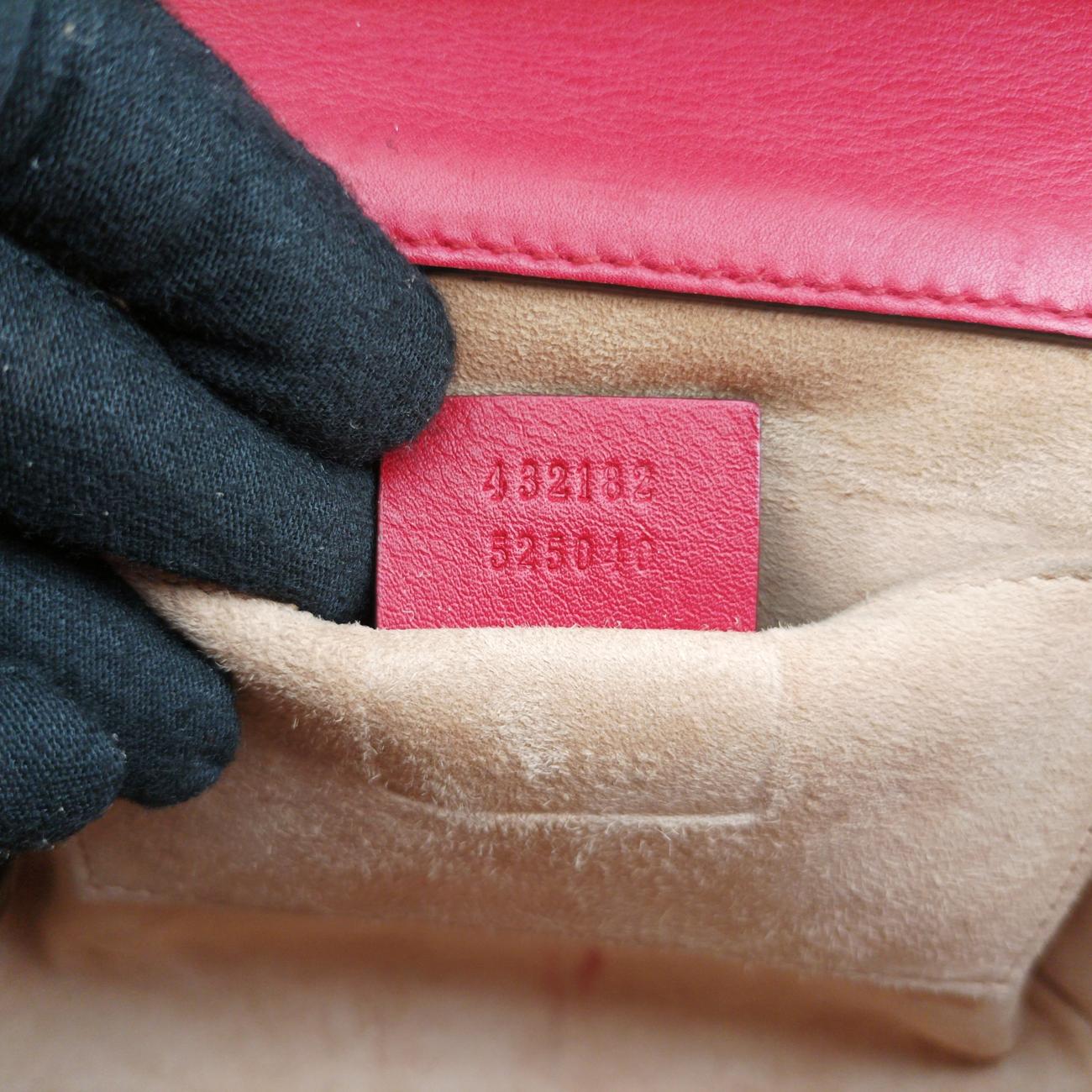 PadlockRedLeather432182D021174160パドロックレッドレザー432182D021174160