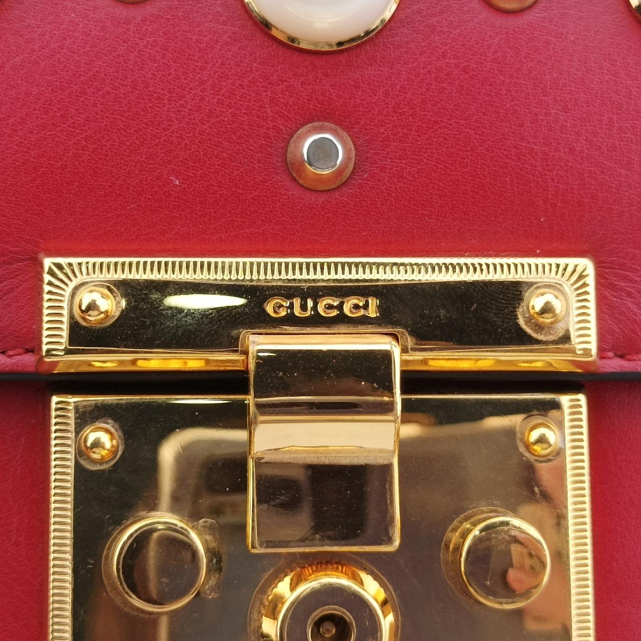 PadlockRedLeather432182D021174160パドロックレッドレザー432182D021174160