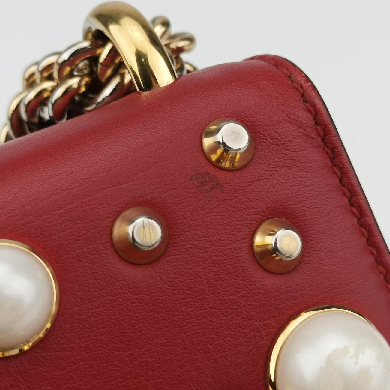 PadlockRedLeather432182D021174160パドロックレッドレザー432182D021174160