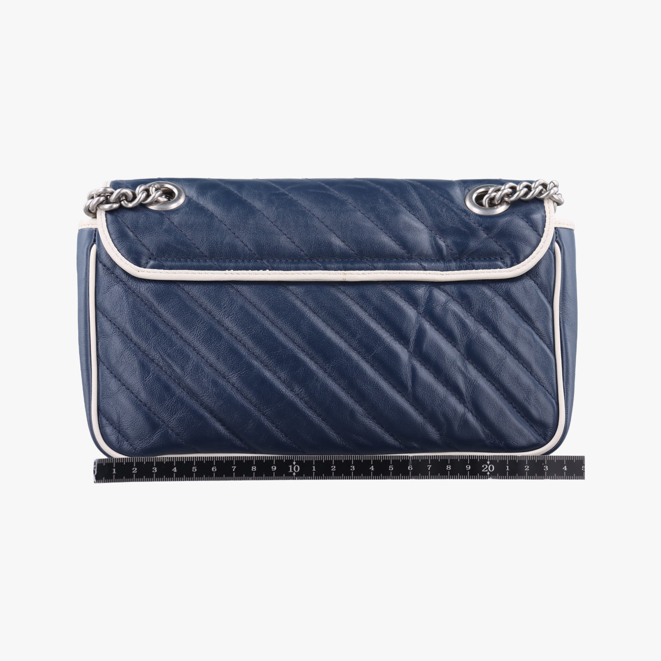 GG MarmontBlue×whiteLeather443497D031879186GGマーモントブルー×ホワイトレザー443497D031879186