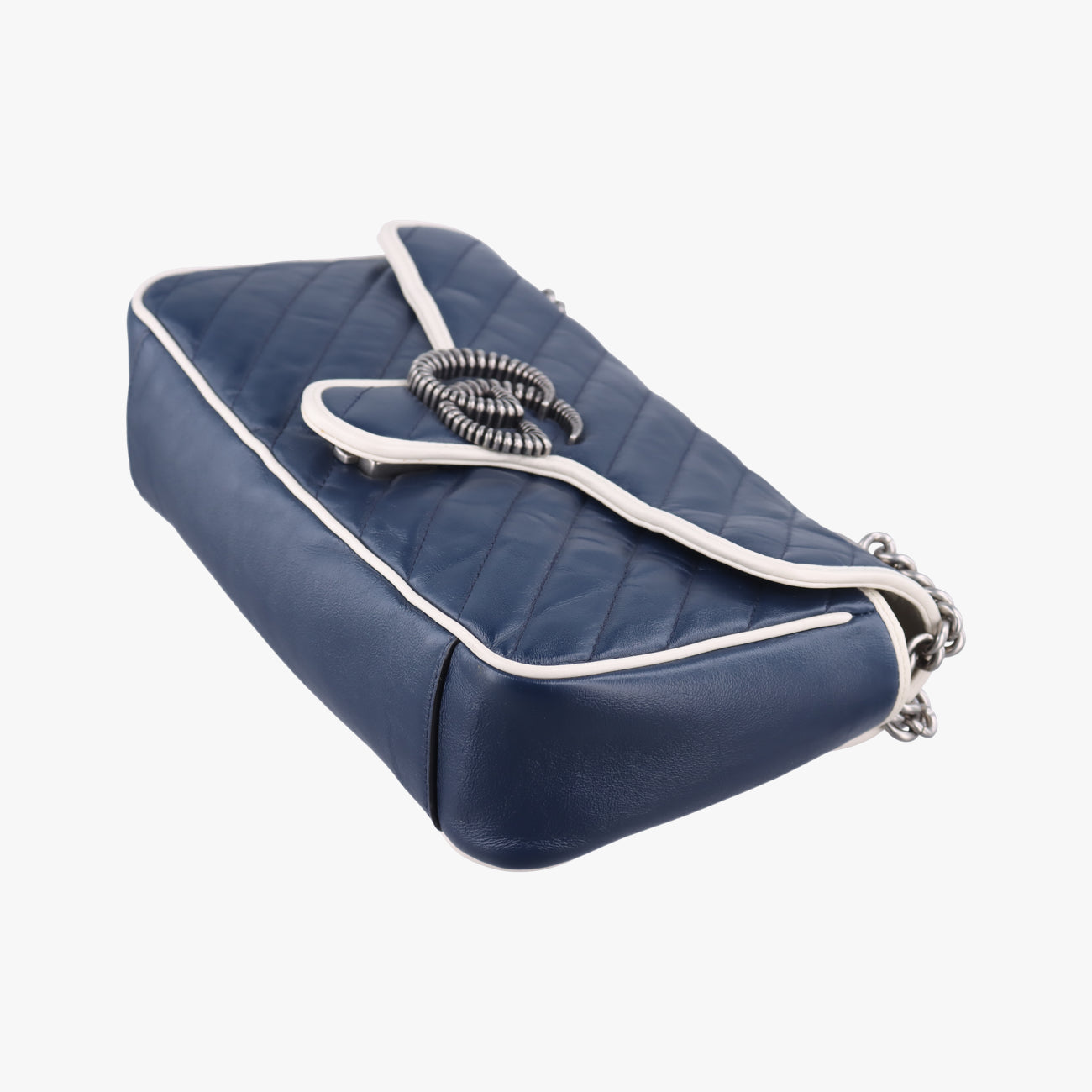 GG MarmontBlue×whiteLeather443497D031879186GGマーモントブルー×ホワイトレザー443497D031879186