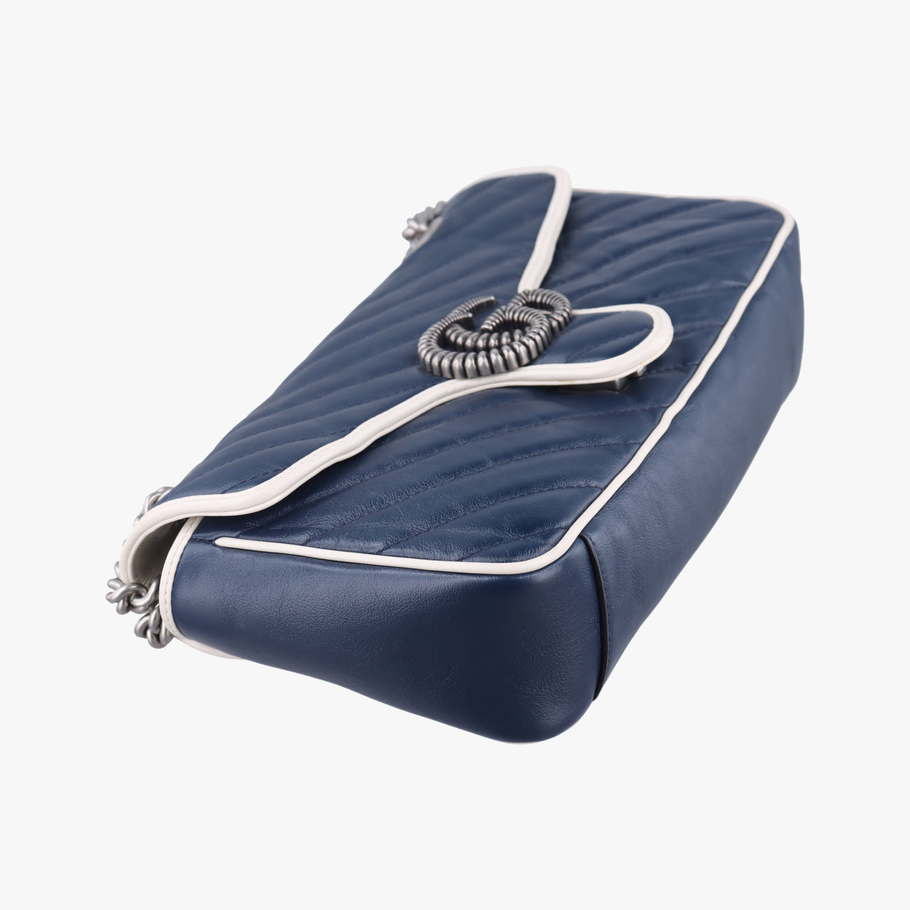 GG MarmontBlue×whiteLeather443497D031879186GGマーモントブルー×ホワイトレザー443497D031879186