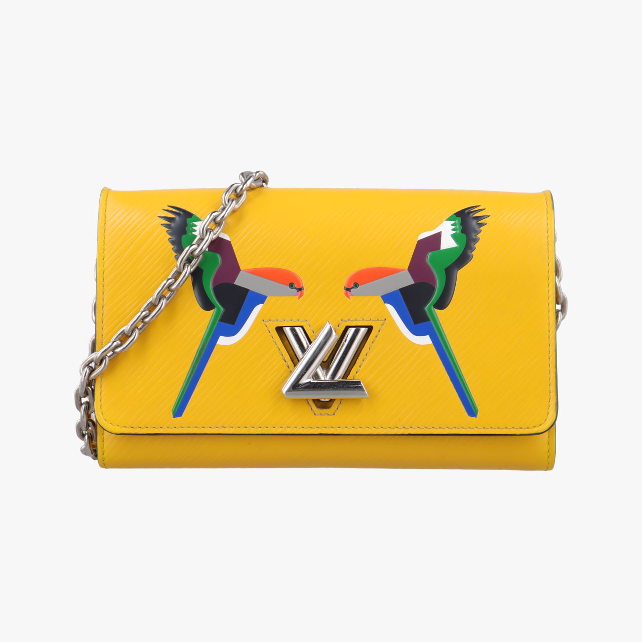 Early Bird Twist Chain Wallet JonquilleYellow x MulticolorEpiM61752SP0196アーリーバードツイストチェーンウォレット ジョンキールイエロー×マルチカラーエピM61752SP0196