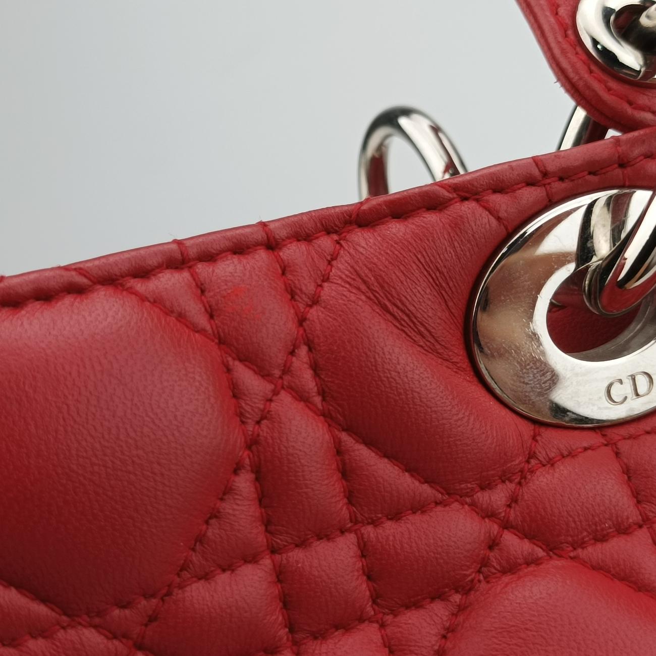 Lady DiorRedlambskin08-MA-0191レディディオールレッドラムスキン08-MA-0191