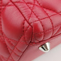 Lady DiorRedlambskin08-MA-0191レディディオールレッドラムスキン08-MA-0191