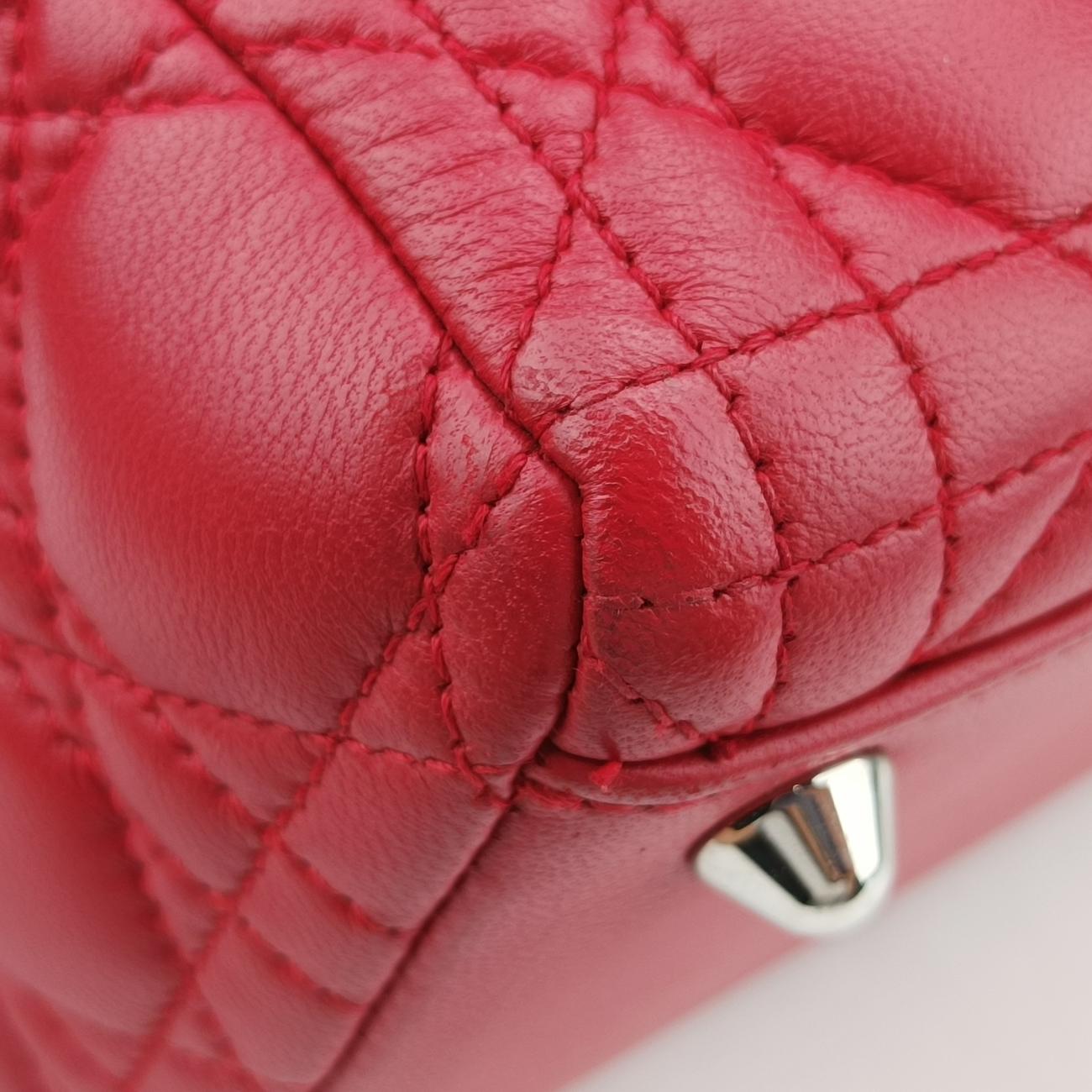 Lady DiorRedlambskin08-MA-0191レディディオールレッドラムスキン08-MA-0191